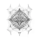 geometria sagrada tattoo design idea