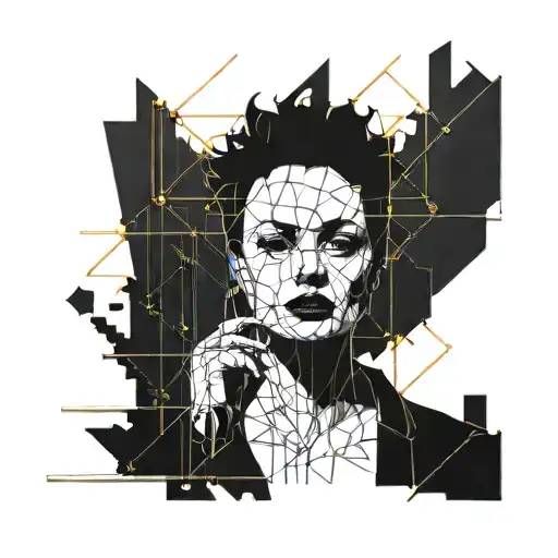 Marla fight club tattoo design idea