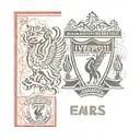 Liverpool Football Club and fearless  tattoo design idea
