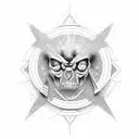 line minimalism justice intelligence respect right liberty freedom tattoo design idea