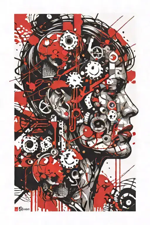 psycho neurology tattoo design idea