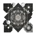 Cosmic Imagery based on the song Mind as Universe tattoo design idea