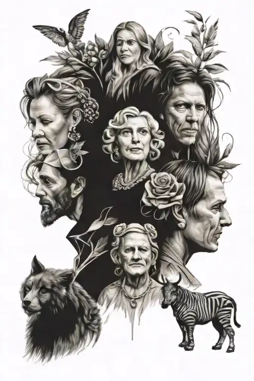 family is everything or custo tattoo design idea