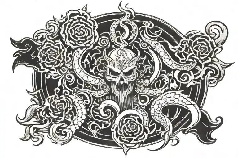 fear god tattoo design idea