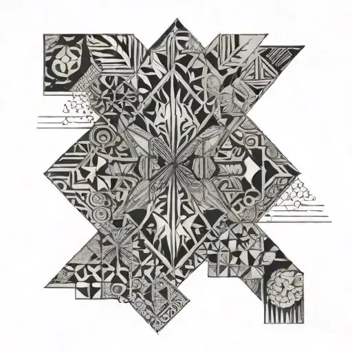 Australia and Sri Lanka sort of vibe tattoo design idea