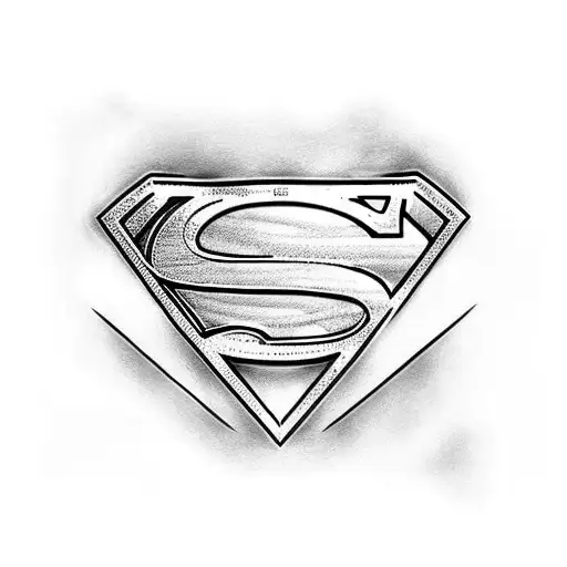 Superman tattoo design idea