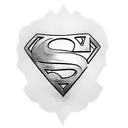 Superman tattoo design idea