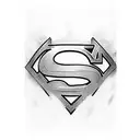 Superman tattoo design idea