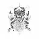 caida de icaro tattoo design idea