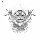 Cogitatio omissionis venit unus gradus ante victoriam tattoo design idea