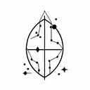 libra constellation  tattoo design idea