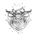kitesurf tattoo design idea