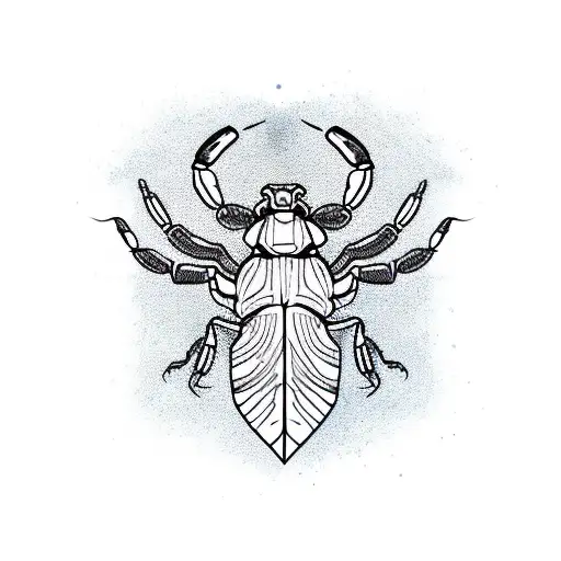 Scorpion tattoo design idea