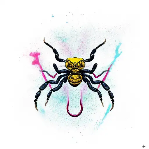 Scorpion tattoo design idea