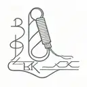 mircophone with B Z K Z written next to it tattoo design idea