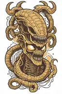 xenomorph Alien tattoo design idea