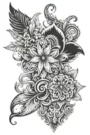 Ornamental tattoo design idea