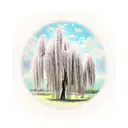 weeping willow tattoo design idea