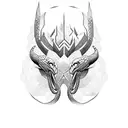 snake and eagle  tattoo design idea