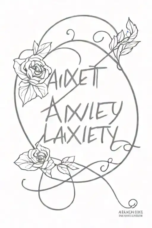 Anxiety,care,love,respect,loyalty, tattoo design idea