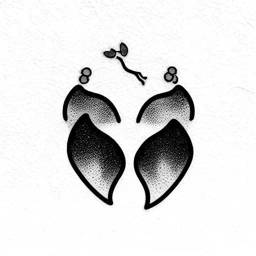 bear claw cherry blossom  tattoo design idea