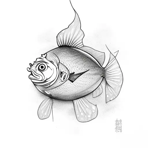 fish for siblings tattoo design idea