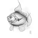  fish for siblings tattoo design idea