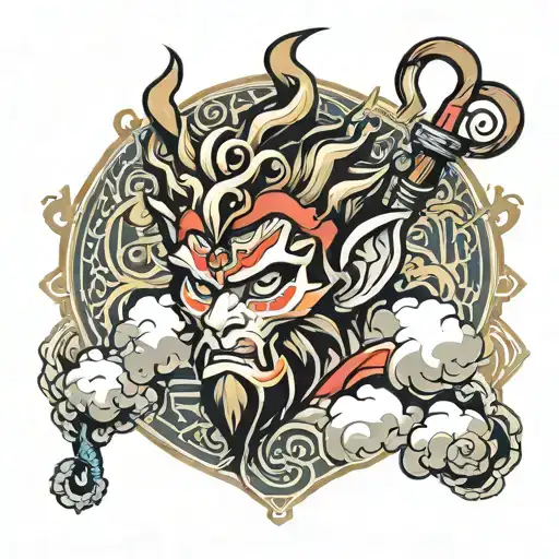Sun Wukong tattoo design idea