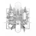 Lorna Shore And i return to nothingness tattoo design idea