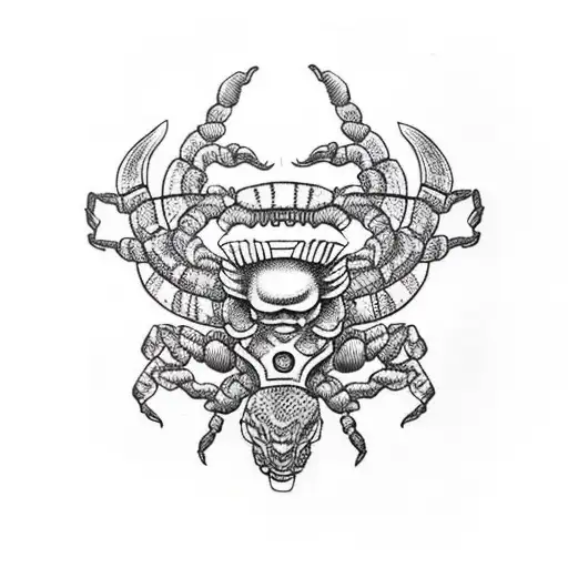 Scorpion,warrior,darkside tattoo design idea