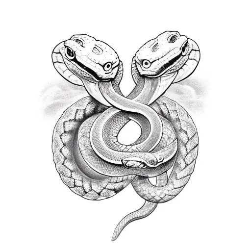 snake and dove full sleeve tattoo design idea