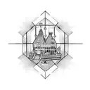 Amsterdam house  tattoo design idea