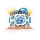 coffin tattoo design idea