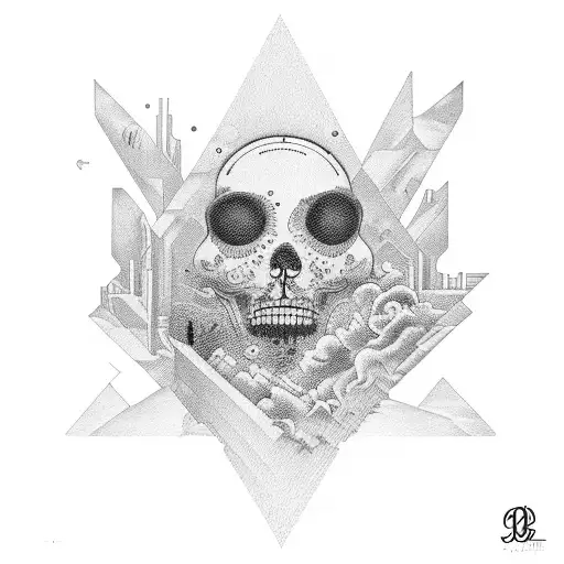 Juice Wrld lyrics with a visual representation of the meaning of 999 tattoo design idea