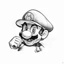 Super Mario  tattoo design idea