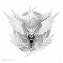 Dragon wings  tattoo design idea