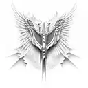 Dragon wings  tattoo design idea