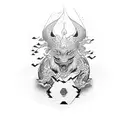 japones tattoo design idea