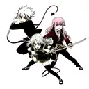 demon slayer sword  tattoo design idea