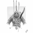 Ronin word tattoo design idea