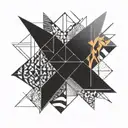 struggle, achivement and never giving up tattoo design idea