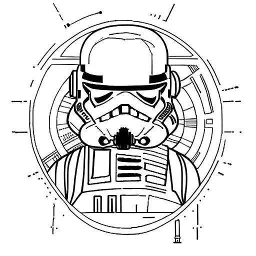 starwars destroyer tattoo design idea