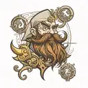 Bronze Brannbeard from Hearthstone  tattoo design idea