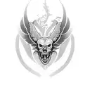 albanischer adler tattoo design idea