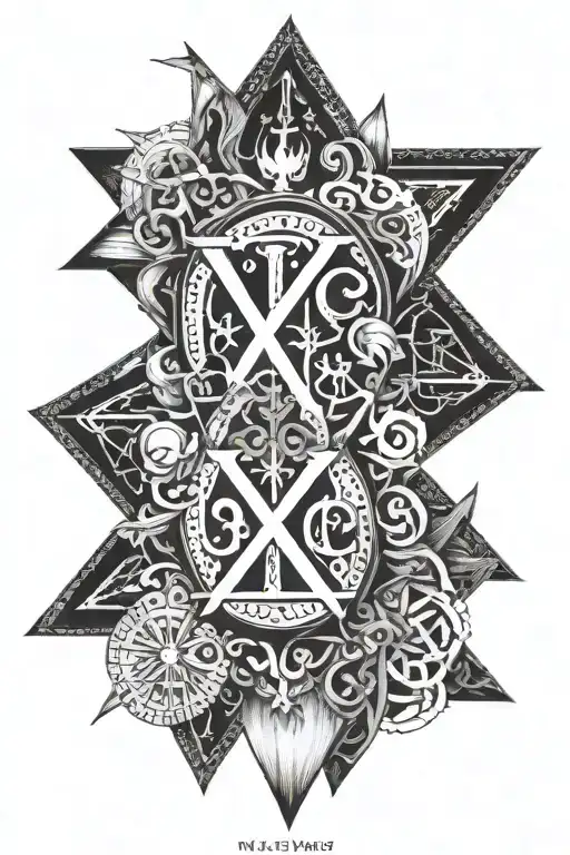 VII-XXIV-MCMXC tattoo design idea