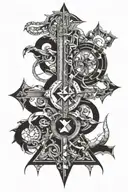 VII-XXIV-MCMXC tattoo design idea