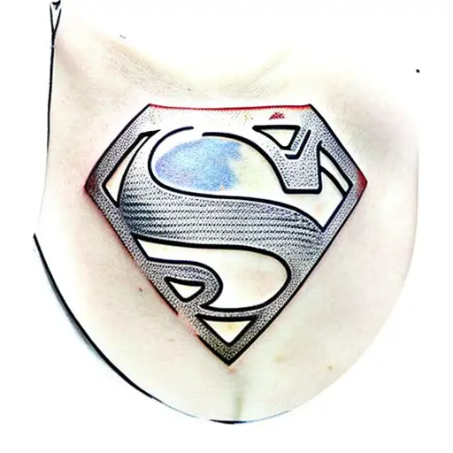 Superman logo  tattoo design idea