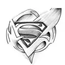 Superman logo  tattoo design idea