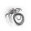 Australian python tattoo design idea