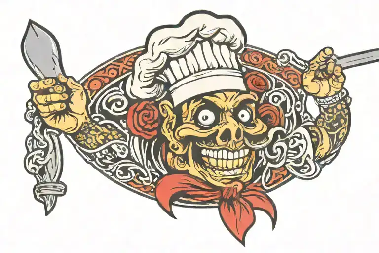 chef chopper ghost   tattoo design idea